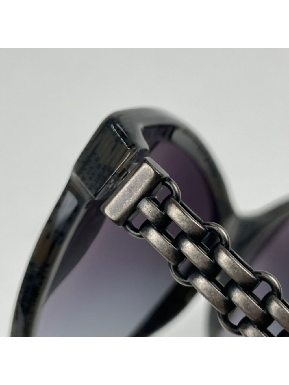 Chanel Sunglasses CC Logo Eyewear Gradient Acetate Black - Picture 4 of 7